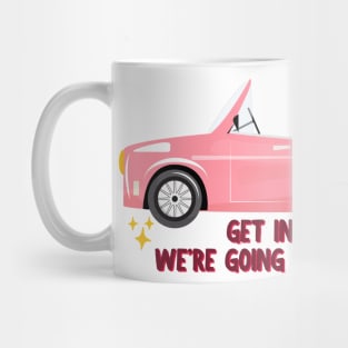 Get in loser, we're going book shopping! Mug